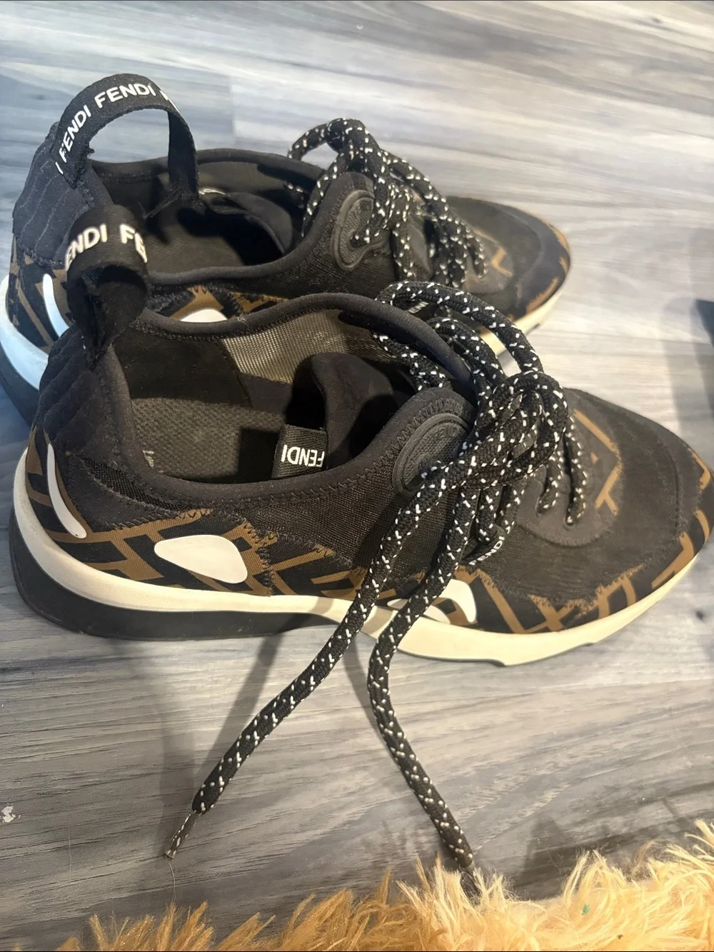 Fendi Black and Brown  Sneakers